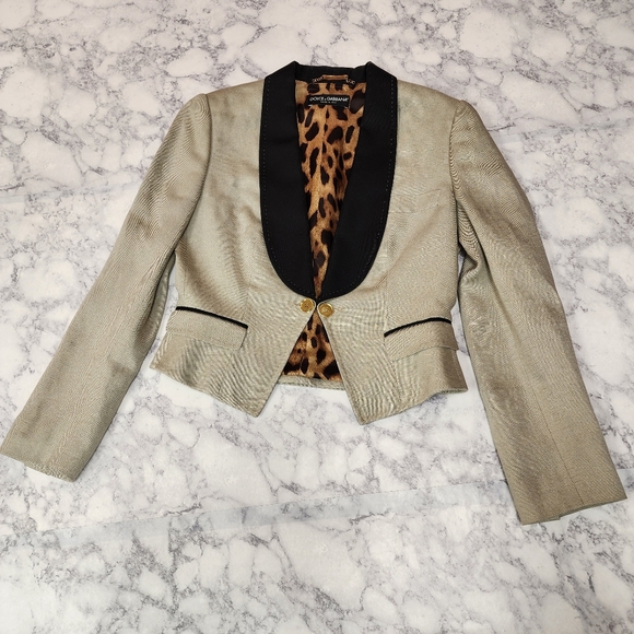 Dolce & Gabbana Jackets & Blazers - Dolce & Gabbana Crop Blazer
